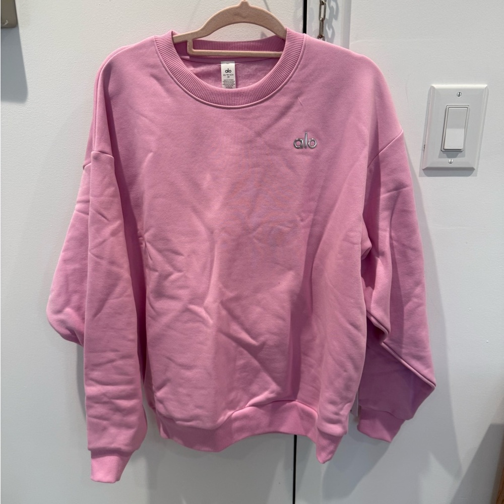 ALO Yoga Candy Heart Pink Sweatshirt (sold out color)